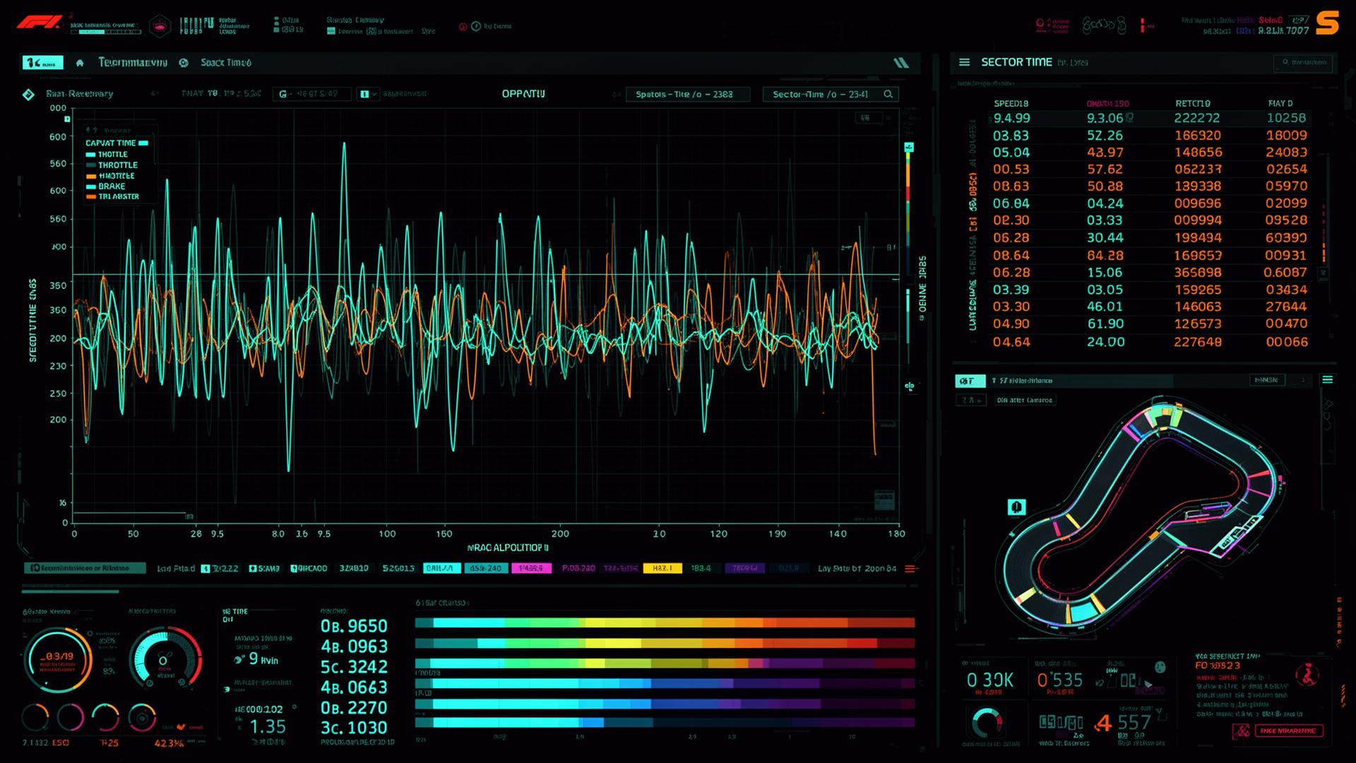 Race Report Preview - Team IFC F1 Telemetry sample
